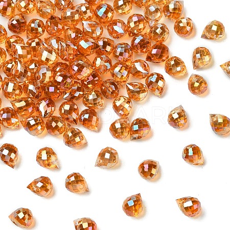 50Pcs Electroplate Glass Beads EGLA-YW0005-40C-1