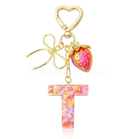 Alloy & Resin Pendant Decorations HJEW-YW00401-06-1