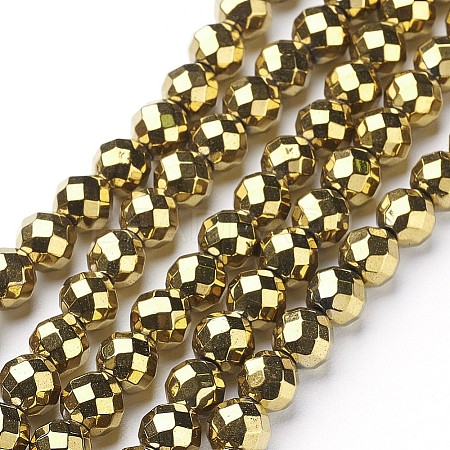 Non-Magnetic Synthetic Hematite Beads Strands X-G-G092-8mm-1-1