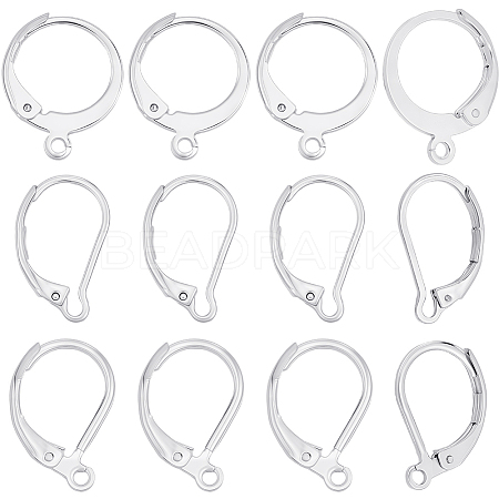 60Pcs 3 Styles 304 Stainless Steel Leverback Earring Findings STAS-BBC0008-30B-1