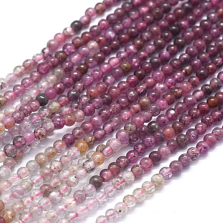 Natural Ruby Beads Strands G-D0013-01-1