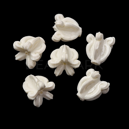 Synthetic Coral Carved Beads GG-CBA9CD7-01-1