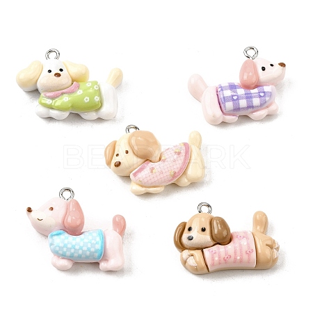 Opaque Resin Pendants CRES-D313-08P-1