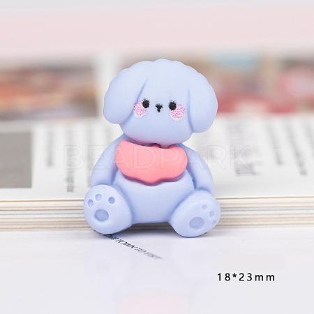 Opaque Resin Cabochons LS-OHAR-PW0003-242F-1