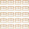 20Pcs Alloy Belt Buckles FIND-CL0001-37G-1