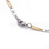 304 Stainless Steel Mariner Link Chain Necklaces NJEW-F261-14PG-2