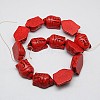Synthetic Turquoise Beads Strands TURQ-G119-20x29mm-03-2