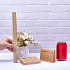 Wood with Acrylic Slant Back Display Pedestals AJEW-WH0609-640-3