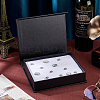 Paper Cardboard Cuff-link Gift Storage Boxes CON-WH0112-029-4