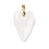Natural Quartz Crystal Pendants G-E570-01G-12-1
