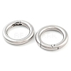 Non-Tarnish 304 Stainless Steel Spring Gate Rings LS-STAS-Q032-1B-1
