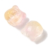 Transparent Spray Paint Glass Beads GLAA-Z011-01H-2