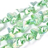 Electroplate Glass Beads Strands EGLA-F133-AB01-1