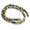 Baking Paint Synthetic Turquoise Beads Strands G-H060-02B-11-3