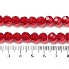 Transparent Glass Beads EGLA-A035-T8mm-D07-5