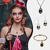 36Pcs 3 Colors Tibetan Style Alloy Pendants FIND-GA0008-10-5