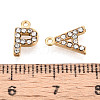 304 Stainless Steel and Rhinestone Pendants STAS-T071-11A-G-4