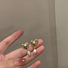 Alloy Enamel Stud Earrings WGC0511-52-1