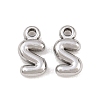 304 Stainless Steel Pendants STAS-S186-12S-P01-1