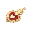 304 Stainless Steel Enamel Pendants LS-STAS-D362-01G-03-2