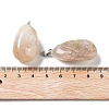 Natural Cherry Blossom Agate Pendants G-P525-01P-01-3