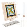 Square Wooden Crochet Blocking Board DIY-WH0387-44-1