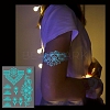 Luminous Removable Temporary Water Proof Tattoos Paper Stickers PW-WG10232-13-1