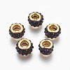 Handmade Polymer Clay European Beads CLAY-O002-01G-B-1