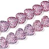 Transparent Glass Beads Strands GLAA-H038-01D-1