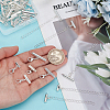 20Pcs 5 Style Brass Slide On End Clasp Tubes HJEW-PH02012-3