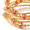 Bling Glass Beaded Wrap Bracelet BJEW-JB07746-6