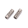 Zinc Alloy Cord Ends LS-PALLOY-WH0088-40P-1