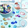 60Pcs 15 Styles Acrylic Rhinestone Flat Back Cabochons GACR-YW0001-05A-3