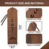 Cowhide Leather Labels AJEW-WH0386-0009-2