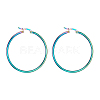304 Stainless Steel Big Hoop Earrings EJEW-F105-06M-2