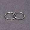 316L Surgical Stainless Steel Hoop Cartilage Earrings WGB51CA-32-1