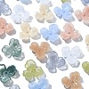 40Pcs 8 Colors Acrylic Beads Caps OACR-CJ0001-62-2