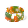 Resin Wide Band Cuff Ring RJEW-T022-013-6