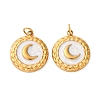 304 Stainless Steel Enamel Pendants STAS-U061-34G-B01-1