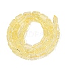 Crackle Transparent Glass Beads Strands GLAA-N068-05A-10-2
