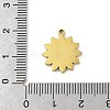 304 Stainless Steel Enamel Pendants STAS-U039-12G-3