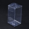 Rectangle Transparent Plastic PVC Box Gift Packaging CON-F013-01G-1