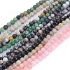 Natural Gemstone Beads Strands G-F591-03M-6mm-7