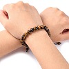 Adjustable Nylon Cord Braided Bead Bracelets BJEW-F308-55E-5