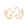 Copper Wire Wrapped Cuff Rings for Women Men RJEW-JR00436-6