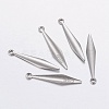 316 Surgical Stainless Steel Pendants STAS-P198-04-1