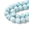 Natural Larimar Beads Strands G-B141-01-8mm-4