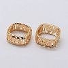 Brass Sew on Prong Settings KK-E753-02LG-14x14-2