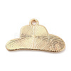 Light Gold Plated Alloy Enamel Pendants ENAM-L041-01A-2