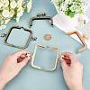   4Pcs 2 Colors Square with Star Iron Purse Frames DIY-PH0005-75A-5